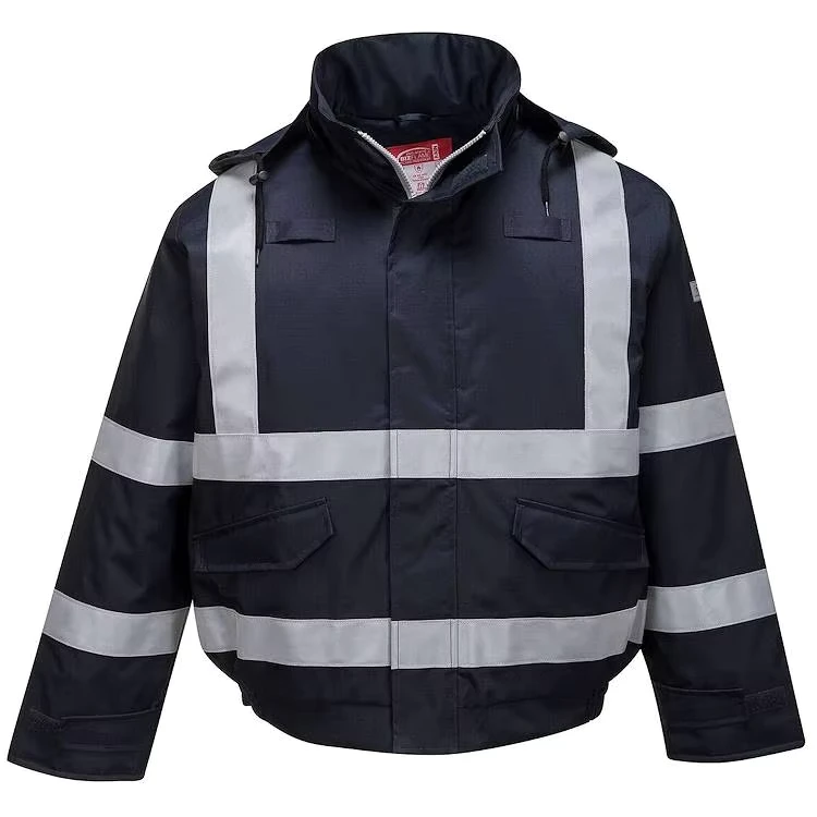 Customized Hi Vis Anti Static Flame Resistant Working Uniform Jacket