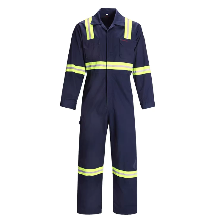 Customized-High-Visibility-FR-Workwear-Coverall-with-Reflective-Tapes-and-Rip-Stop-for-Oil-Field-and-Gas-Station