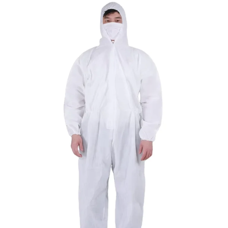Customized-Industrial-White-Overalls-SMS-Non-Woven-Disposable-Coverall-with-Hood-protection-Clothing-Full-Body-Coverall