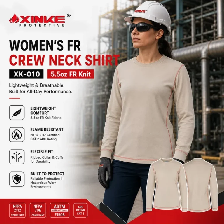 Customized-Lightweight-Breathable-FR-Knit-Shirt-Safety-Fire-Resistant-Work-Shirts-for-Workers