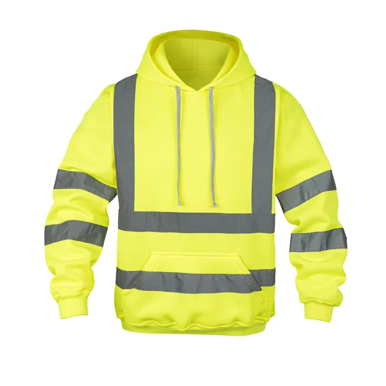 Customized-Logo-100-Polyester-Fleece-Hoodie-Coat-Two-Tone-Hivis-Reflective-Safety-Sweatshirt-for-Men-in-Stock