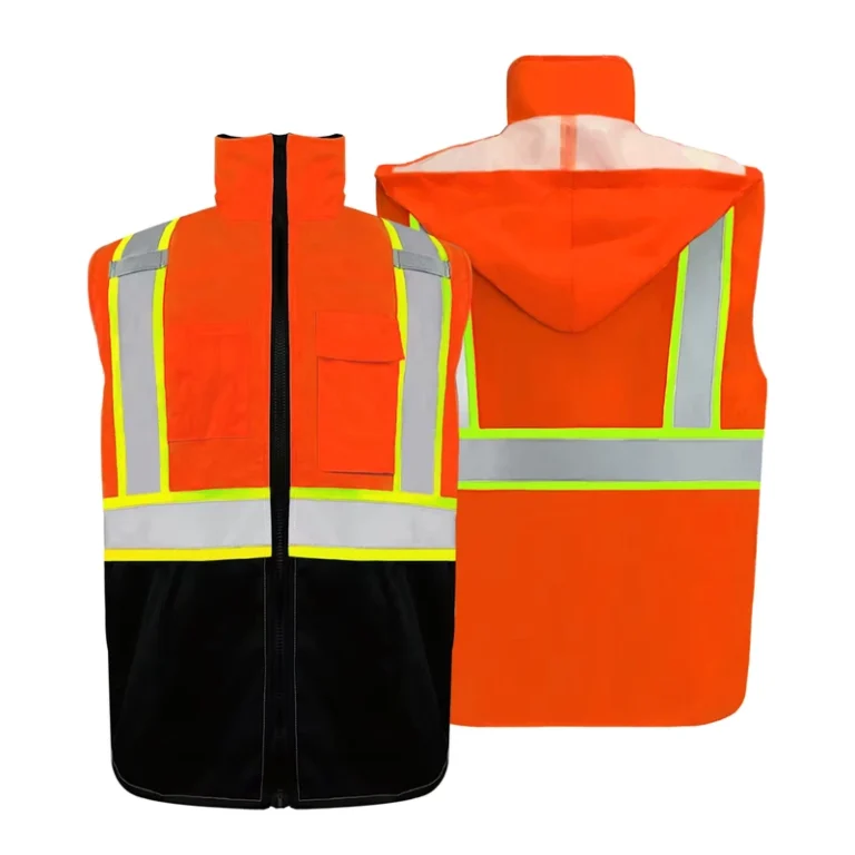 Customized-Logo-Durable-Oxford-and-Warm-Fleece-Lining-Versatile-Flexible-Sleeveless-Reflective-Safety-Jacket-with-Hideable-Hood