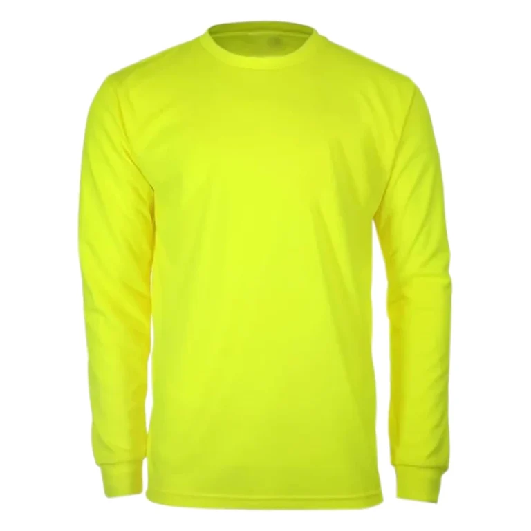 Customized-Logo-Fluorescent-Color-Breathable-Bird-Eye-Unisex-Long-Sleeve-Outdoor-T-Shirt