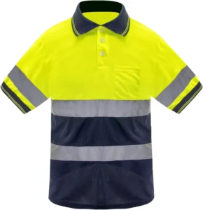 Customized Logo High Visibility Safety Reflective Shirts Reflective Safety Clothing Hi Vis Safety Polo Shirts