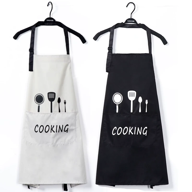 Customized Logo Nylon Restaurant Cafe Cleaning Chef Apron with Pocket for Barber Shop and Garden Use