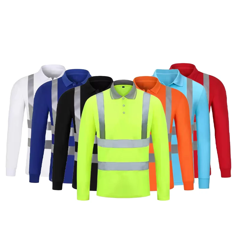 Customized Logo Security CLASS 2 Waterproof High Visibility Reflective Safety Vest for Construction Work