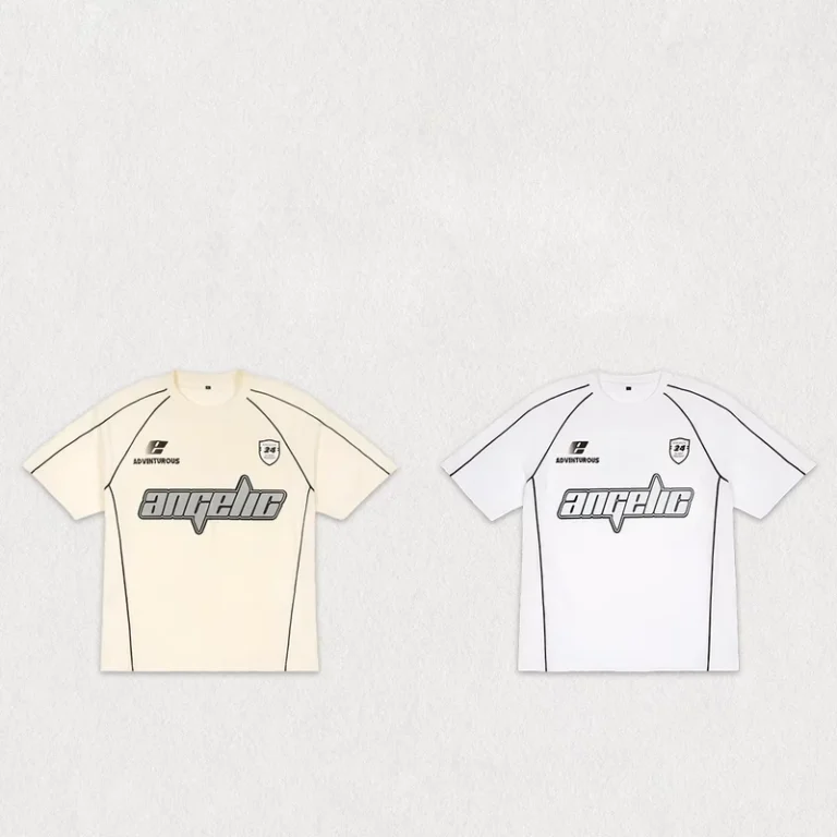 Customized-Loose-Fitting-Jersey-180g-Oversized-T-Shirt-with-Contrasting-Line-Print-Comfortable-Shoulder-Design