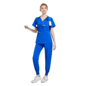 Customized Medical Surgical Jogger Scrub Set for Doctors Nurses Salon Workers Hospital Workwear