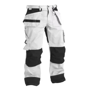 Customized Men Safety Work Trousers Multi Pockets Work Pants Reflective Hi Vis Workwear Cargo Trouser for Worker