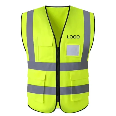 Customized-Multi-Pocket-Hi-Vis-Reflective-ANSI-Class-2-Safety-Vest-with-Customized-Logo-for-Traffic-and-Construction-Workers