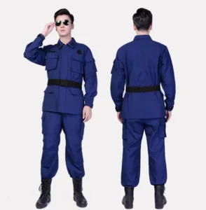 Customized New Work Clothes Winter Safety Long Sleeved Button up Shirt for Both Men and Women Security Uniform