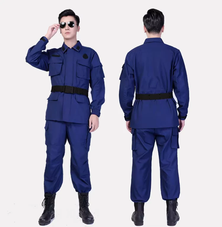 Customized-New-Work-Clothes-Winter-Safety-Long-Sleeved-Button-up-Shirt-for-Both-Men-and-Women-Security-Uniform