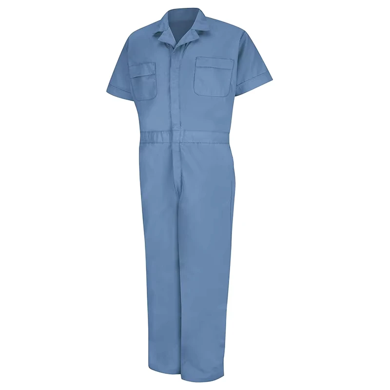 Customized OEM Breathable Waterproof Polyester Cotton Work Coveralls for Men