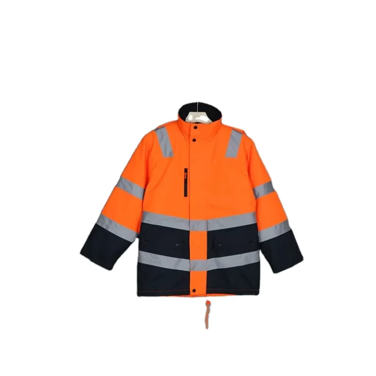 Customized-OEM-Hi-Vis-Workwear-Winter-Jacket-Warm-High-Visibility-Reflective-Safety-Available-Orange-Navy-Polyester
