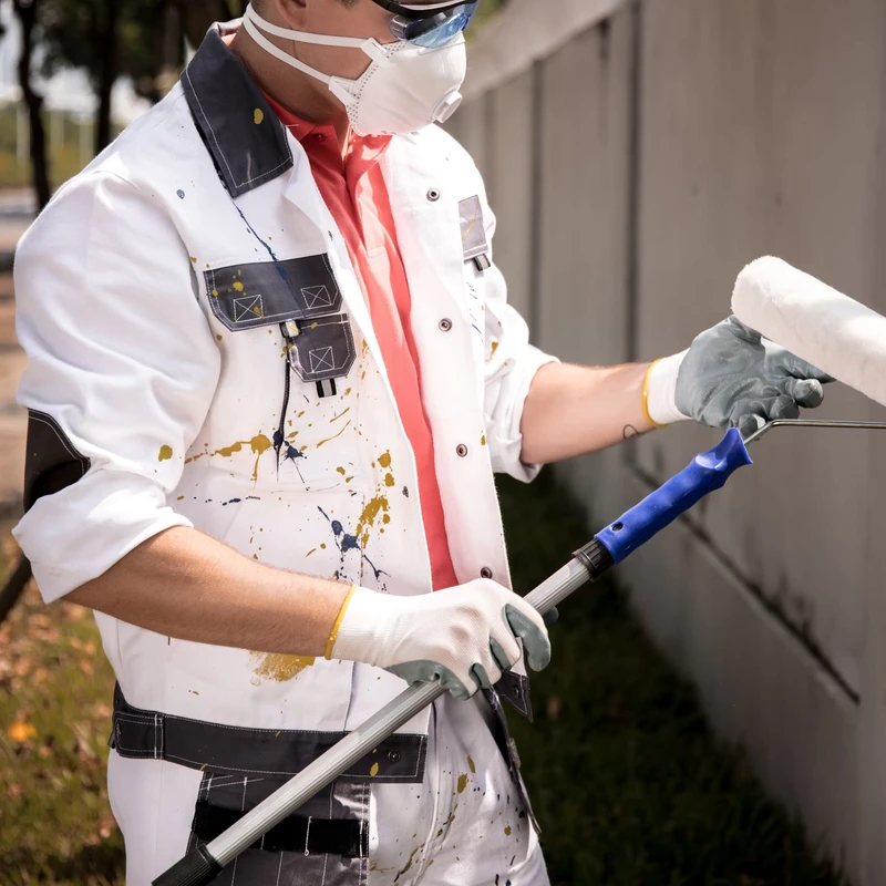 Customized Paint Worker Multi Pockets Work Jacket Industrial Workwear Men Work Clothes Work Garment
