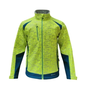 Customized Reflective Printed Jacket Hi vis Yellow Work Jacket with logo