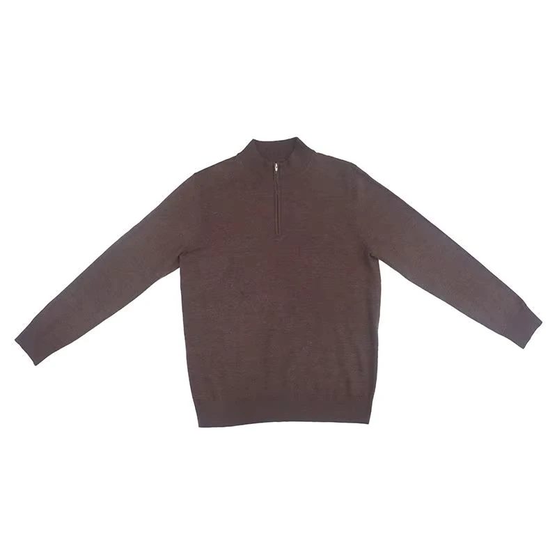 Customized Retro style Sweater. Men's OEM Knitwear Manufacturer. Exclusive Brand Pullover. Viscose Fiber. Knitted. Zipper