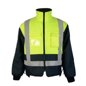 Customized Safety Jackets Work High Visibility Construction Waterproof Hi Vis Road Safety Reflective Jacket Men