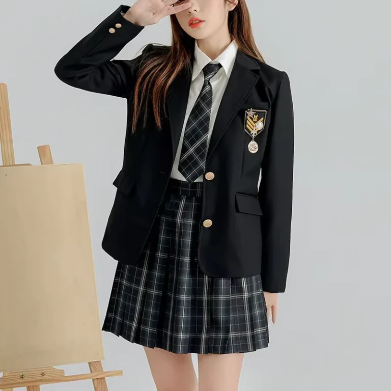 Customized-School-Uniform-Blazer-Embroidered-Logo-Suit-Two-Button-Suit-Day-Basic-Spring-Summer-Uniform