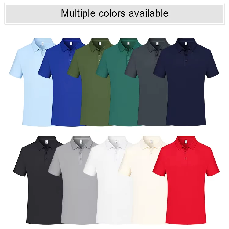 Customized Screen Printing logo Pure Cotton 220g Men's Polo t Shirts Embroidery Work Uniform Golf Polo Shirts for Unisex