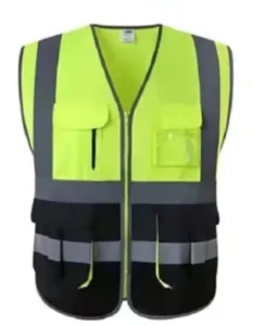 Customized Security Jacket Construction High Visibility Work Clothing Highly Visible Work Wear Safety Reflective Vest Factory