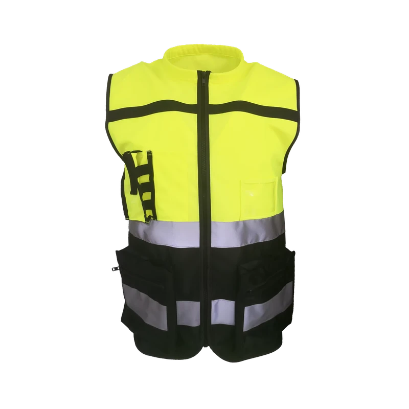 Customized Security Multiple Sizes OEM Workwear Crew Construction Hi Vis Clothing Reflective Safety Vest