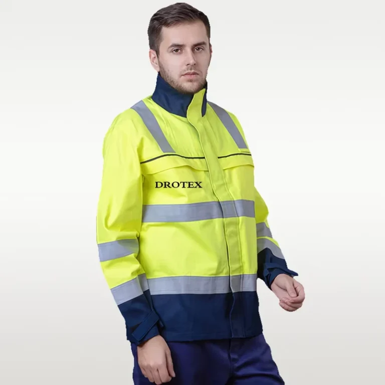 Customized-Shipbuilding-Hi-Vis-Flame-Resistant-Industrial-Safety-Workwear-Jacket