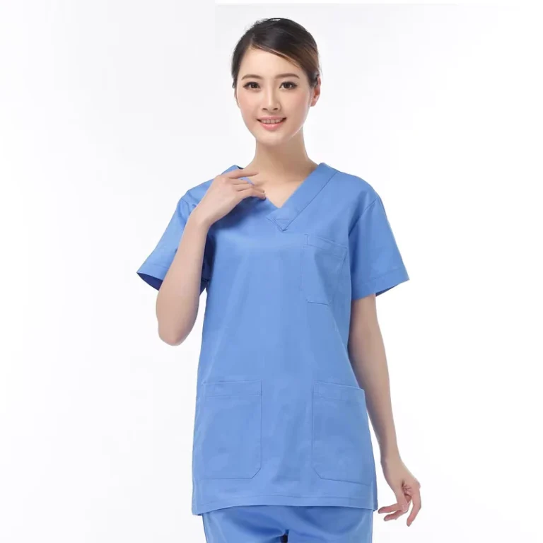 Customized-Stretchy-Hospital-Nurse-Anatomy-Short-Sleeves-V-neck-Scrubs-Sets-Medical-Uniform-for-Dental-Clinic-Doctors