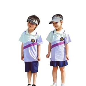 Customized Summer School Uniforms for Primary School Students Kindergarten Teacher Uniforms First Grade Class Uniforms Cotton