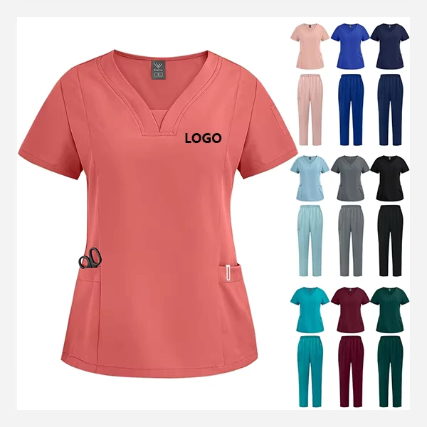 Customized-Unisex-Hospital-Nursing-Uniforms-Beauty-Dental-Salon-Work-Clothes-Stretchy-Suit-Medical-Uniform-Women-Men-Scrub-Sets