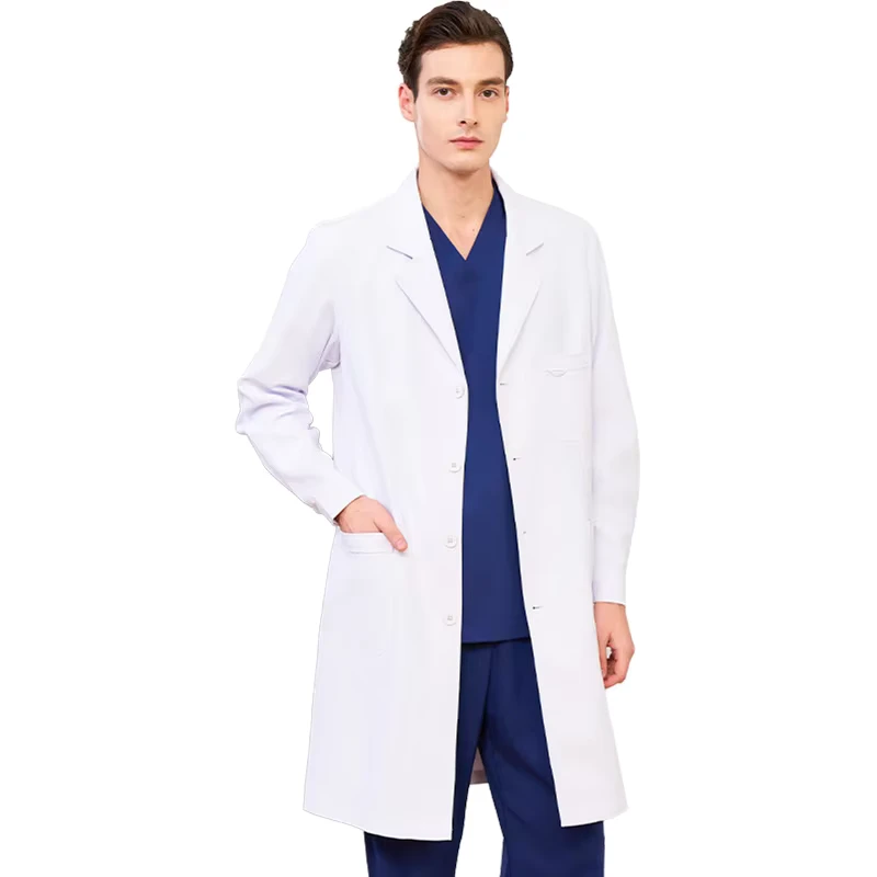 Customized White Doctor and Nurse Lab Coat for Hospital Clinic and Dental Use