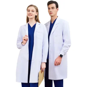 Customized White Lab Coat Factory Price for Hospital Clinic Dental Doctor Nurse Uniforms