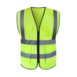 Customized logo High Visibility Striped Work Clothes with Reflective Safety Vest for Traffic Road Mining Construction