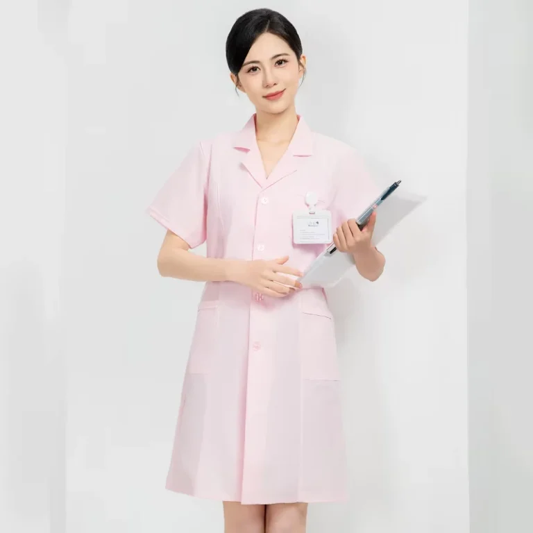 Customized-logo-Woven-Waterproof-Spandex-Nurse-Hospital-Scrubs-Suit-Tops-Nursing-Sets-Medical-Hospital-Uniforms-for-Women