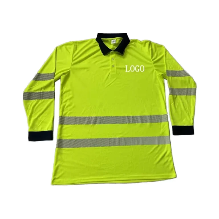Customizing-Logo-Hi-Vis-Workwear-for-Men-Cotton-Safety-Workwear-Reflective-Stripes-Round-Neck-Uniform-Security-T-shirt