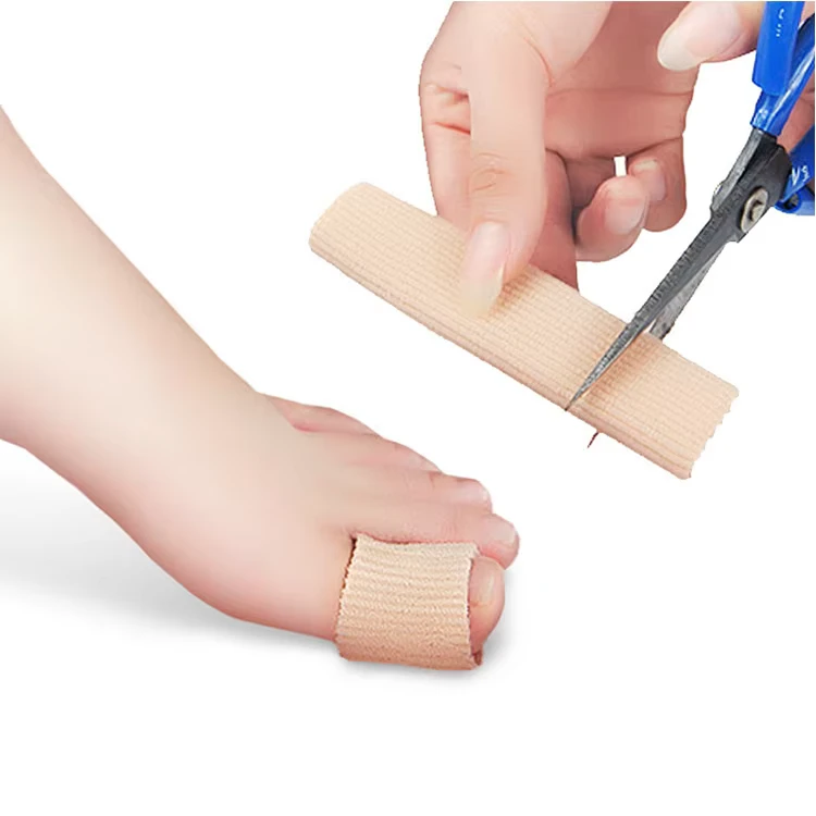 Cuttable-Foot-Care-Prosthetic-Toes-Silicone-Gel-Tube-Toe-Sleeve-Toe-Corn-Protector