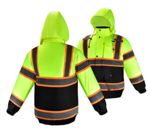 Cycling Reflective Waterproof Jacket Hoodies Workwear Safety Jacket Reflective Waterproof Windproof Hoodies