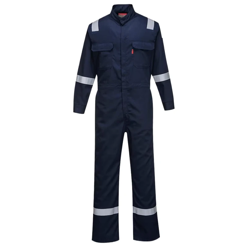 DA Mechanics Safety Workwear Breathable Cotton Flame Resistant Work Coverall With Reflective Strips Uniform Type