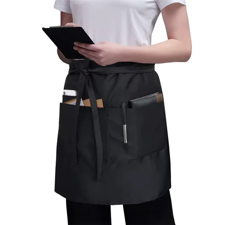 DM110086-Cotton-Sleeveless-Bib-Apron-with-Long-Waist-for-Restaurant-Use