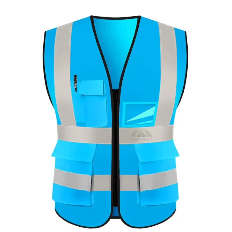 Dark-Blue-High-Visibility-Kids-Reflective-Safety-Vest-with-LED-for-Construction-Running-and-Outdoor-Activities