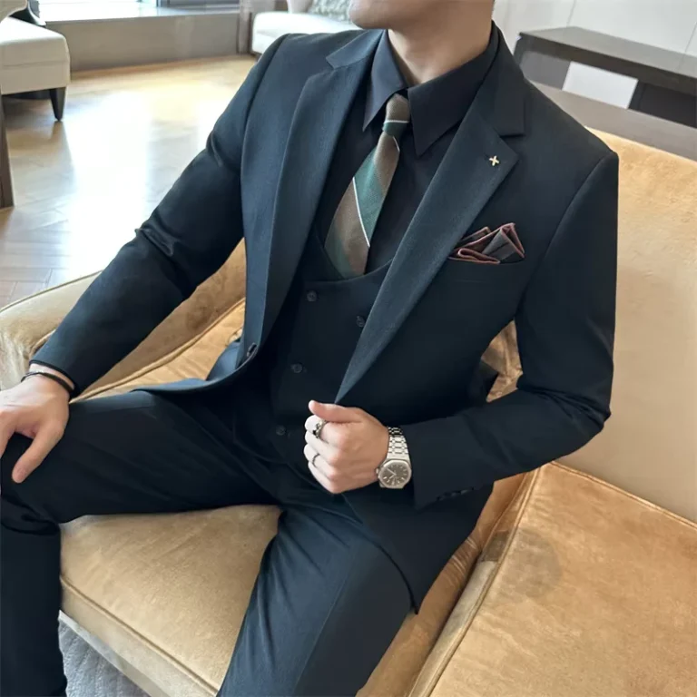 Dark-Green-Mens-Suit-Set-British-Style-Business-Casual-Formal-Wedding-Groom-Autumn-Slim-Fit-Single-Breasted-Blazer
