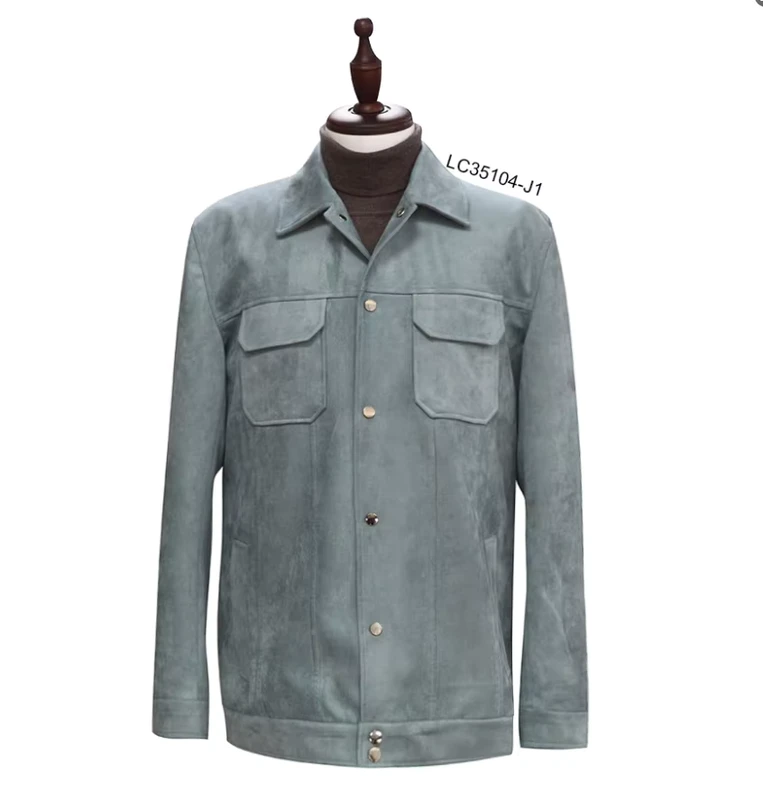 Deluxe High Quality Button Casual Bomber Jacket for Men Men's Letter Pattern Jacket