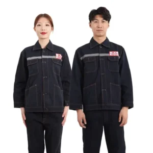 Demin Long Sleeve Workwear Uniform for Mechanical Workers Coal Miners Welders