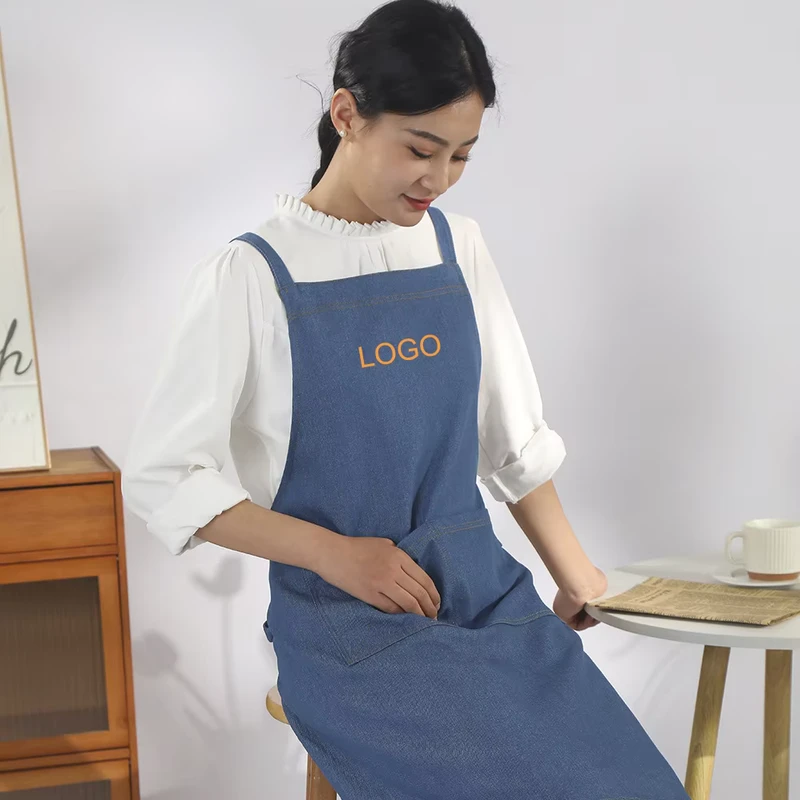 Denim Chef and Waiter Apron Unisex