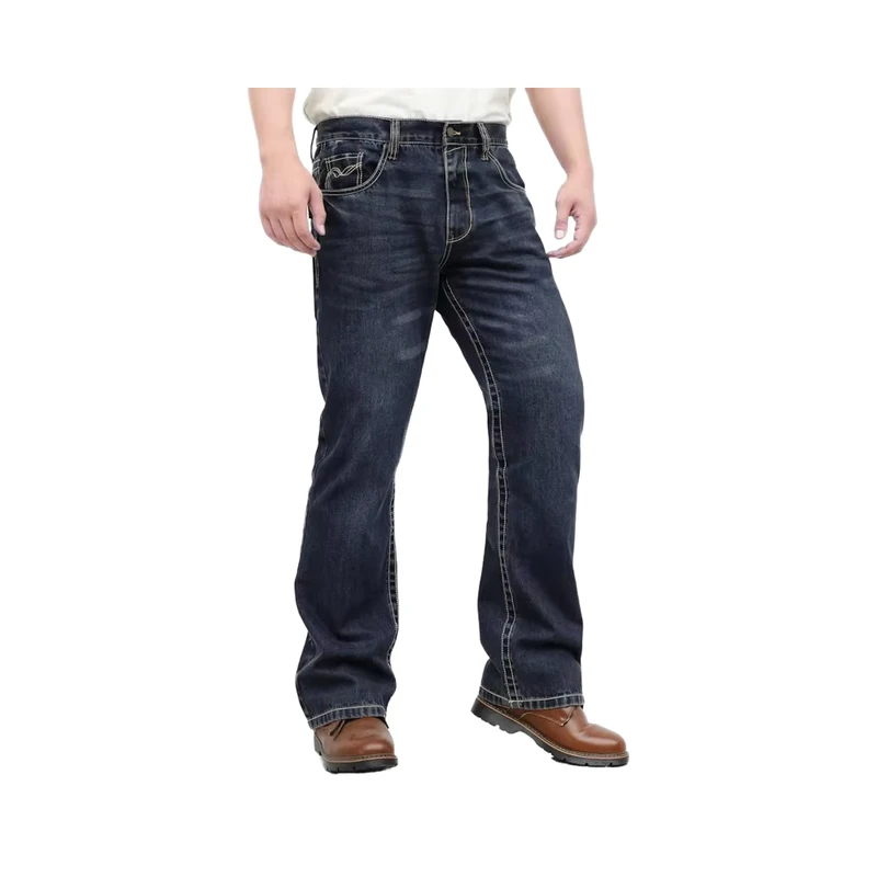 Denim Jeans Casual Solid Mid Rise Medium Wash Woven Summer Relaxed Straight Breathable Vintage Flame Resistant Work Pants