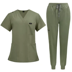 Dental Clinic Nursing Uniform Sets Short Sleeve Medical Scrubs Uniforms Women and Men Surgical Hospital Uniforms