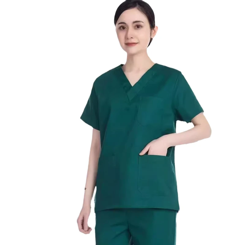 Dental Hospital Operating Room Scrub Suit Set Doctor nurse Uniform Beauty Salon Work Clothes Surgical Scrubs