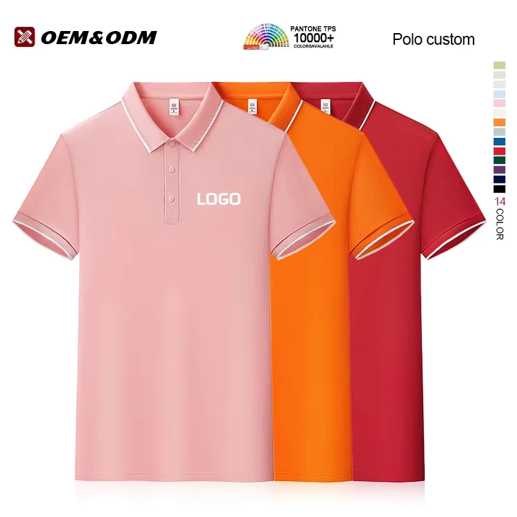 Design Custom logo Cotton Blend Polo Shirt Uniform Golf Polo Shirt T shirt Printed Workwear Plain Men's Polo Shirts