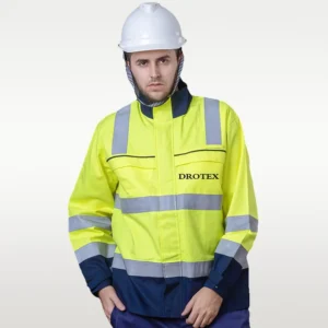 Design Manufacture Flame Retardant Oil Refinery Cargo Electrician Workwear Uniform Work Wear Industrial Jackets