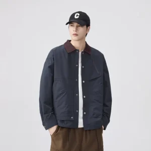 Design Your Own Winter Men’s Casual Waterproof Windproof 100% Polyester Jacket